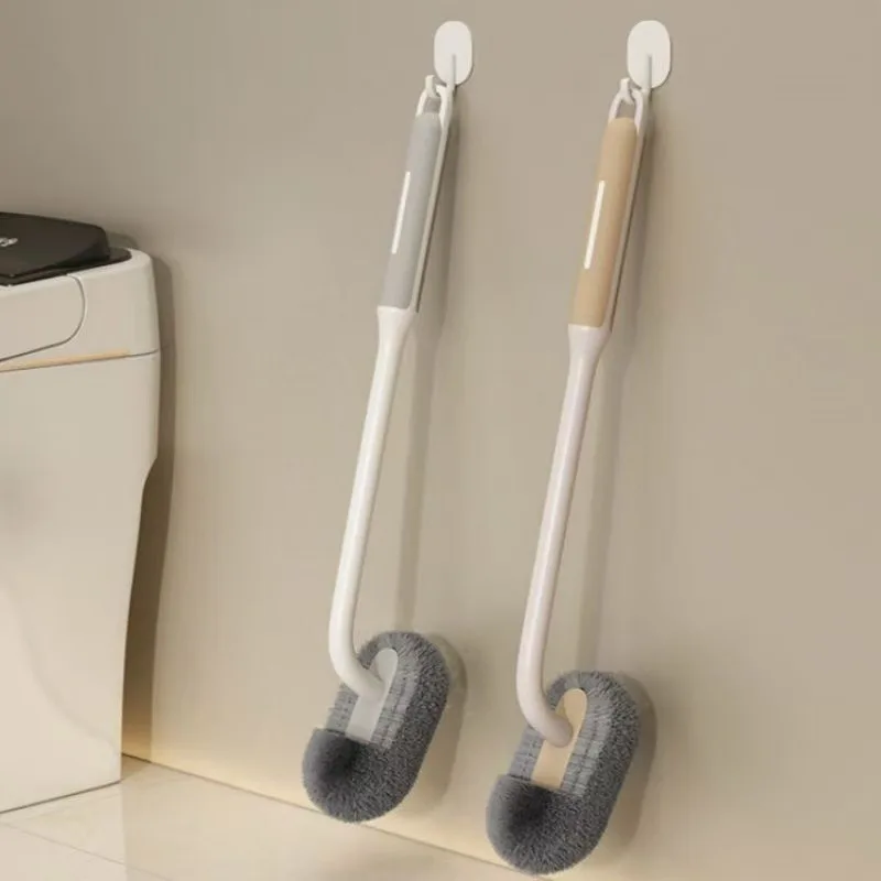 Household Upturned Toilet Brush With No Dead Corners, Toilet Cleaning Brush With Long Handle, Toilet Squatting Pit Cleaning