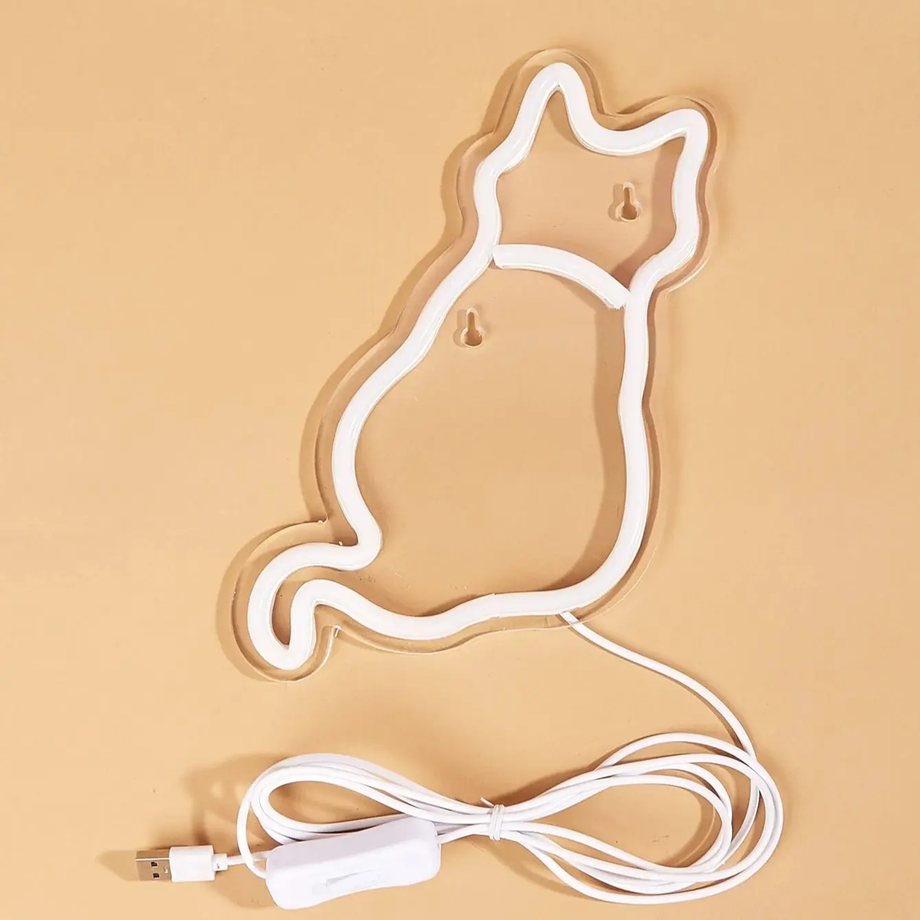 Chi-buy LED 네온 고양이 USB 전원 네온 사인 장식 램프 표지판 생일 선물 벽 예술 침실 룸 바 숍