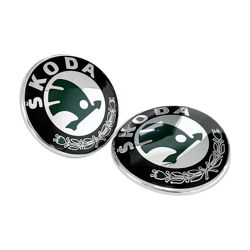 Car Rear Front Emblem Trunk Badge Sticker for Skoda Kodiaq Karoq 2 A7 Tour VRS Superb Octavia Yeti Fabia 1 Rapid Accessories view 5