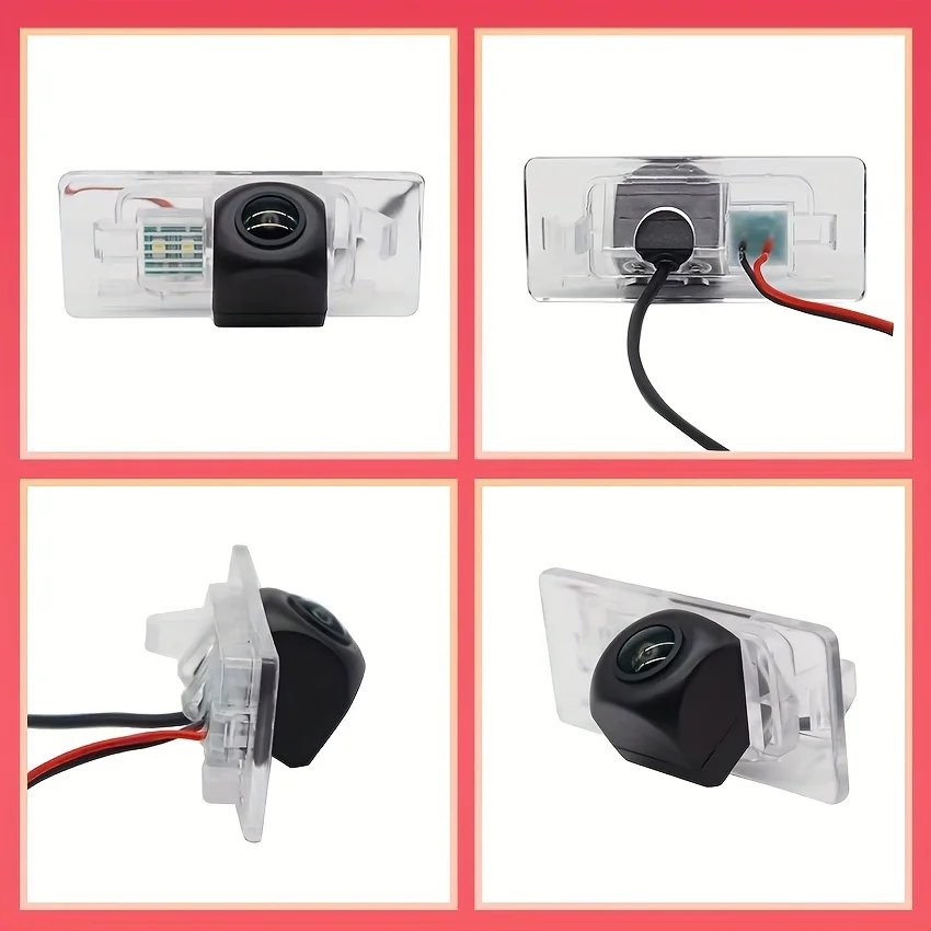 Rearview Camera for Audi TT TTS Mk2 Models from 2006 to 2020, Featuring High-Quality Night Vision CCD Technology, Safe Parking