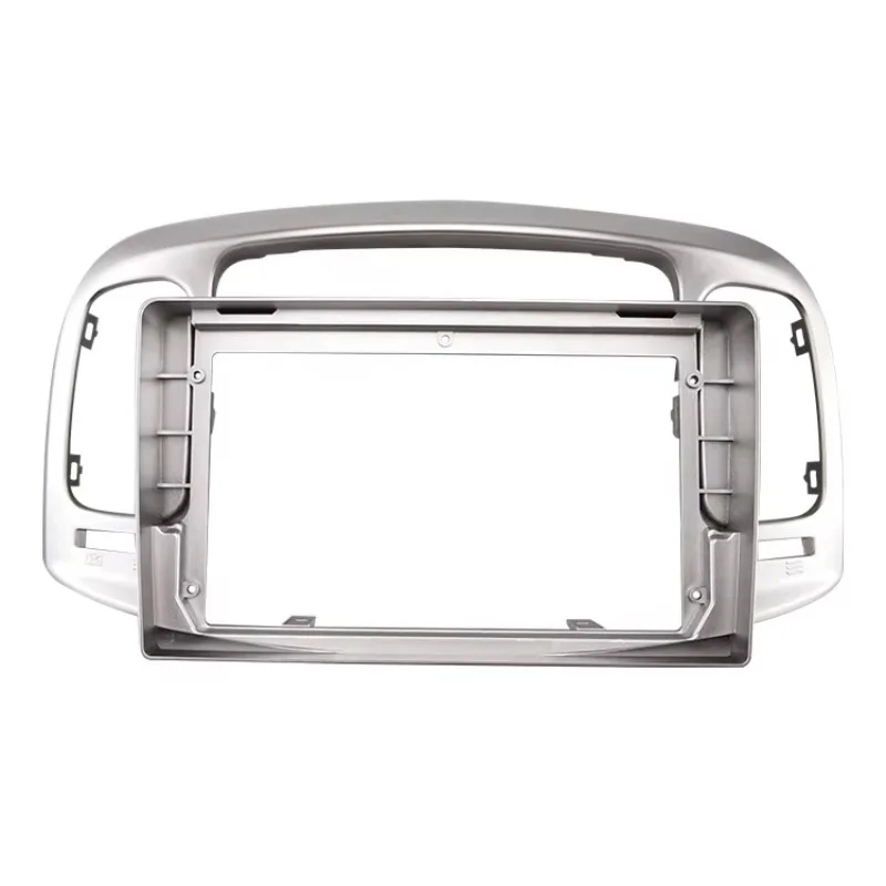 

Оптовая продажа, 9-дюймовая автомобильная радиорамка, АБС-пластик, кронштейн, панель, декоративные комплекты для Hyundai Accent 2009-2012, Fascias