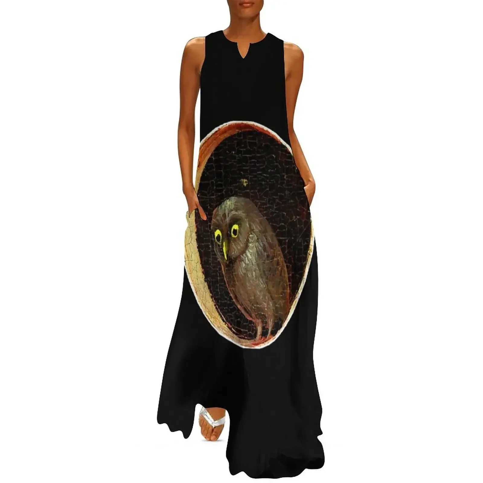 

Hieronymus Bosch Owl Garden Of Earthly Long Dress summer dresses ladies 2025 Beachwear clothes for woman Evening gown Dress