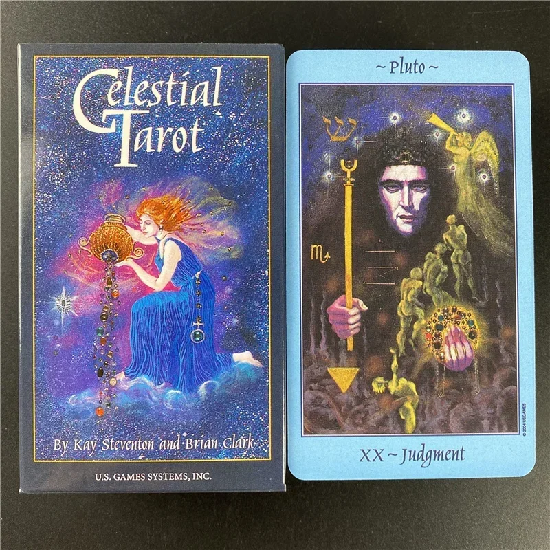 Celestial Tarot Cards 78 Cards Full Color Deck Oracle Card Card Game Board Toy Popular For Beginners Set Divination Exquisite