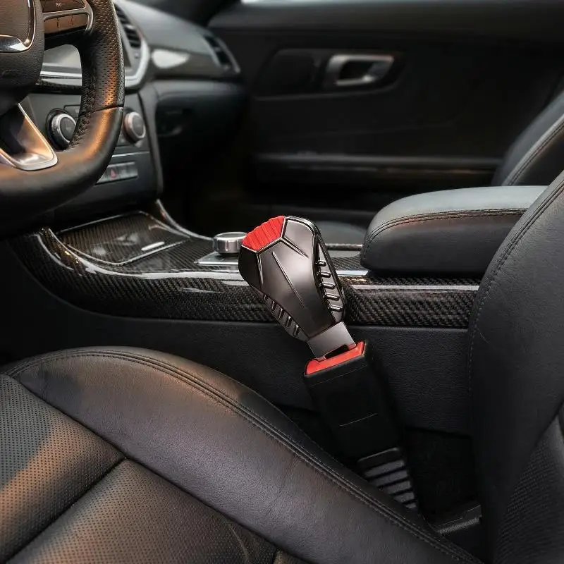 Adjustable Auto Seat Belt Extender Clip Socket Heavy Duty Insert for Safety Comfort in Long Distance Journeys and Taxi Fleets