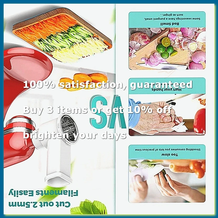 Slicer Shredder Attachments, Fresh Prep Vegetable Slicer for Stand Mixer, Salad Maker with Cleaning Brush