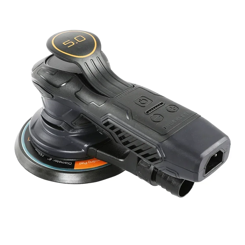 350W Electric Adjust Speed Control Random Orbital Sander With Detachable Cable R7308