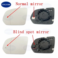 Led Warning Blind Spot Heated Wide Angle Mirror Glass For Mercedes Benz GLE W167,GLE COUPE C167,GLS X167,Class G W463 2019-2024