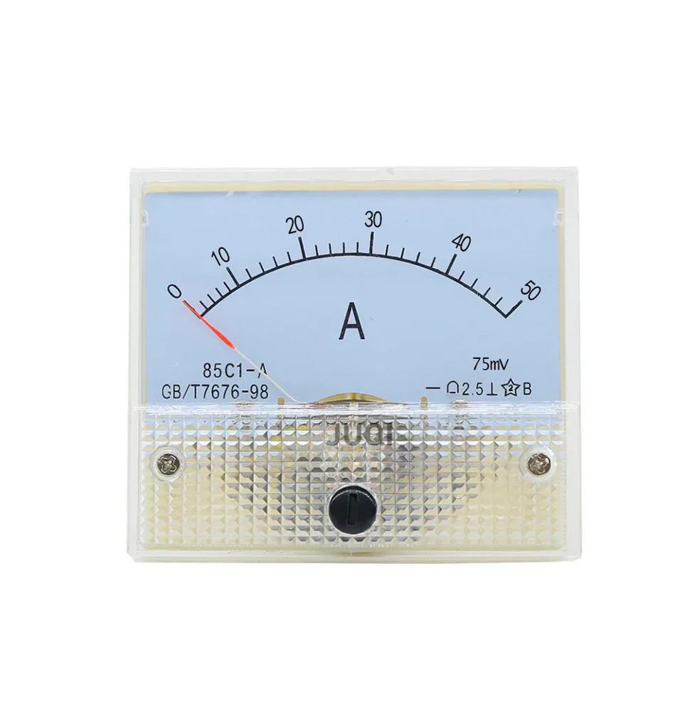 1 set 85C1-A DC Pointer type current meter 15A 20A 30A 50A /75mv with shunt Mechanics Plate table