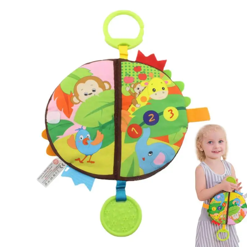 

Busy Book For Toddlers Coloring Early Learning Cloth Book Toy For Children Soft Multi-Functional Hanging Enlightenment Cloth