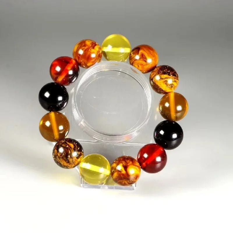 Couple Bracelets Handstring Be Riotous with Colour Bracelet for Men and Women Amber Blood Pearl Nectar Women's Hand Bracelets