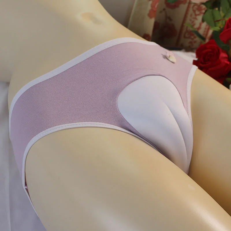 

Men Hiding Gaff Panties Body Shaper Briefs Fake Vaginal Pad for Transgender Crossdressing Male To Female Drag Queen Lingerie