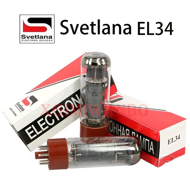 SVETLANA EL34 فراغ أنبوب استبدال KT77 6CA7 6P3P 6L6 EL34B الإلكترون مُضخّم صوت عدة HIFI صمام الصوت لتقوم بها بنفسك مطابقة حقيقية