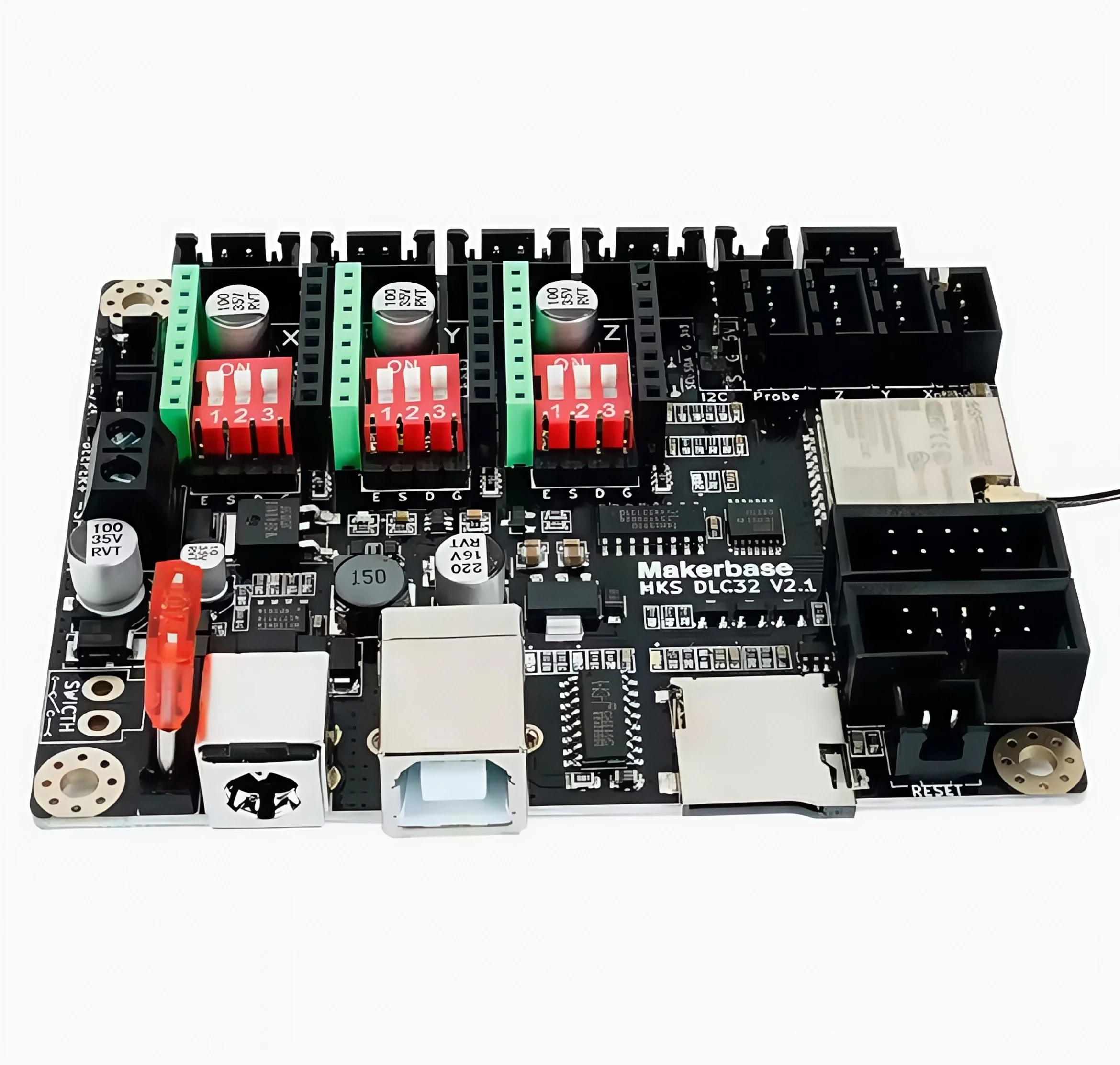 

MKS DLC32 Материнская плата для лазерной гравировки с ЧПУ GRBL с Wi-Fi гравировальный станок, материнская плата для письма, основная плата управления