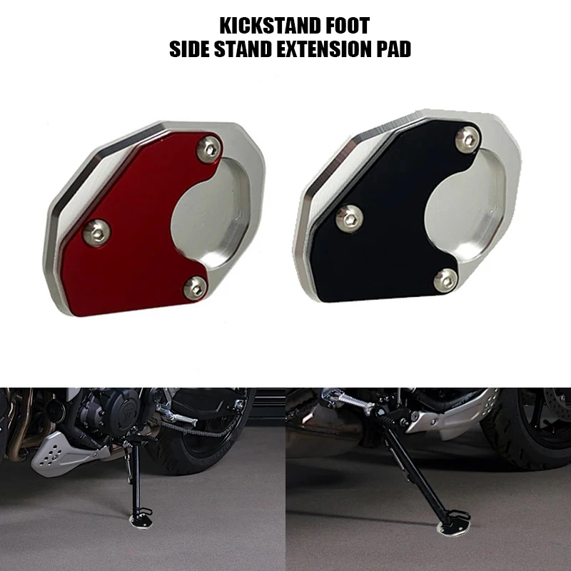 

Подходит для Trident 660, алюминиевая подставка, удлинитель боковой подставки, увеличенная пластина, накладка TRIDENT 660 2021 2022 2023, аксессуары для мотоциклов