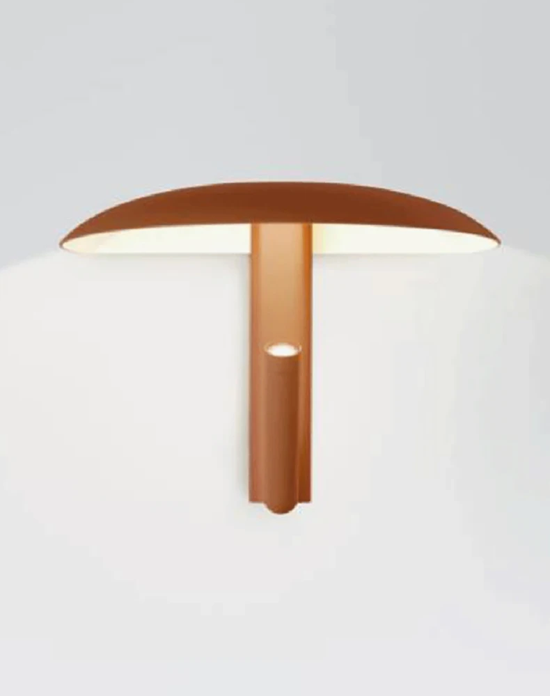 Wall Lamp 2 LEDs Black Orange Green Metal With Switch 3000K