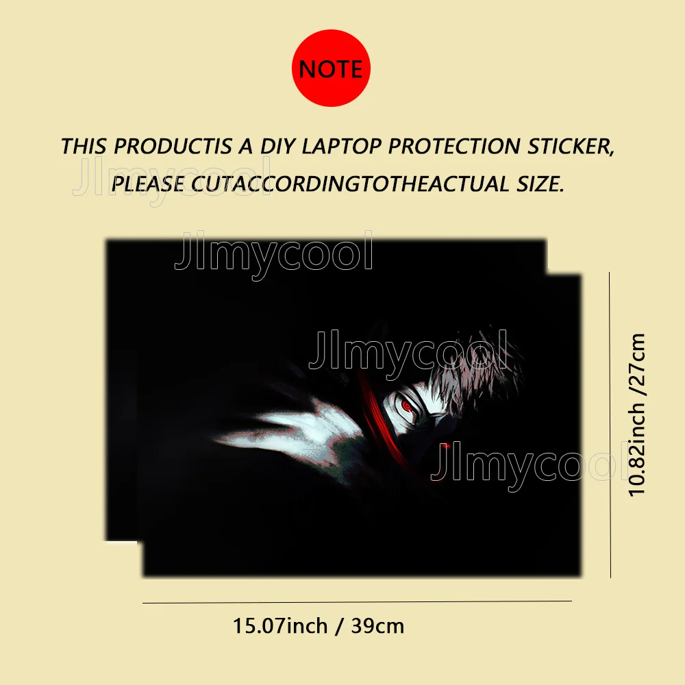 2 Pack Gaze eye Pattern Laptop Art Decal Case Universal Laptop Skin Sticker for Laptop Refrigerator Decor Decal Sticker