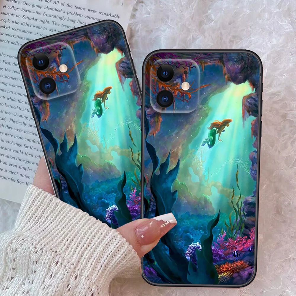 Z96 Cartoon mermaid Soft Case for Huawei Y5P Y6P Y7A Y8P Y9A Y6 Y7 Y8S Y9S Y9 Prime Nova 9 9I 4E 5T 7 Mate 10 Lite 20 Pro P30