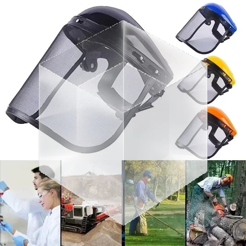 

Full Face Mesh Safety Helmet for Garden Grass Trimmer and Weed Wacker User Comfort