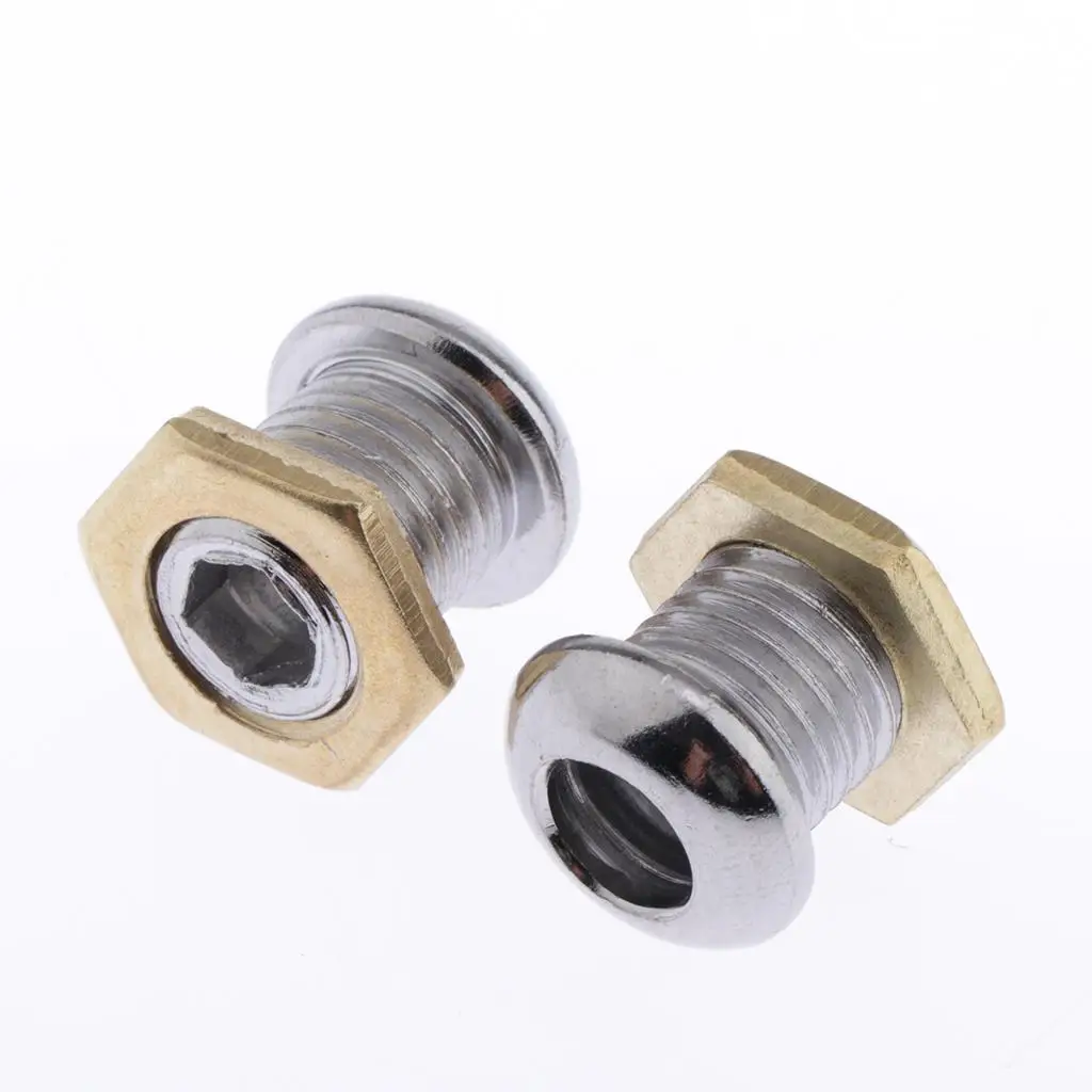 Drum Shell Air Vents with Gaskets Metal Drum Parts Accessories for Drum Kit Percussion Replacement