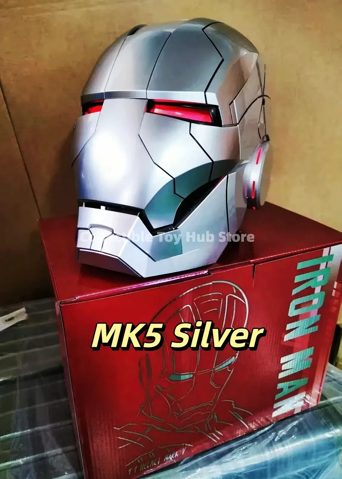 In Stock 1:1 Scale Mech‑Unit‑05 Pro Max Upgrade+ Wearable Mecha Helmet Electric Voice Touch Remote Control Auto Open‑Close LED