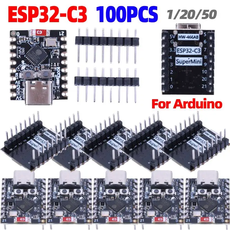 100-1PCS ESP32-C3 D…