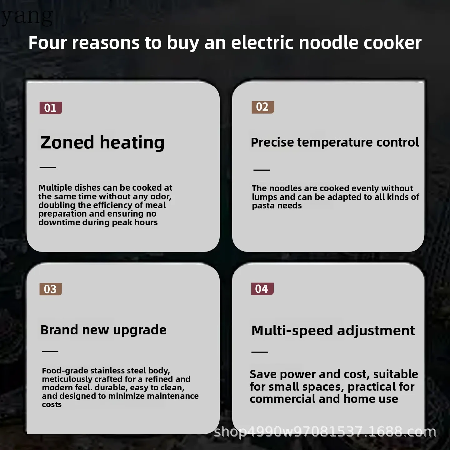 

YJQ Commercial Noodle Cooking Furnace Stainless Steel Electric Oden Cooking Insulation Heating Soup Noodle
