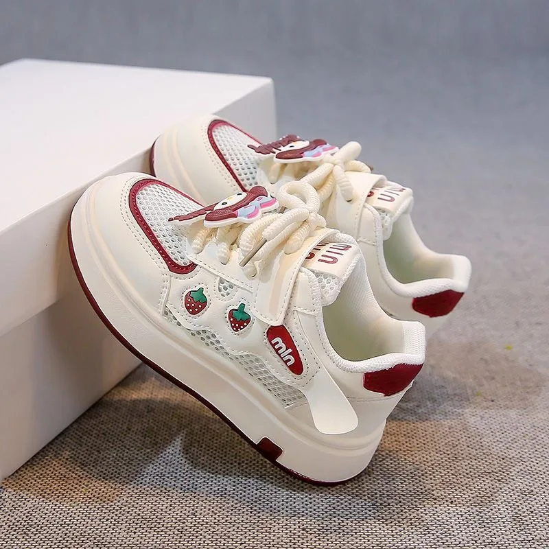 Letnie My Melody Anime Kawaii Sanrio Oddychające Siateczkowe Trampki Śliczne Kreskówkowe Miękkie Codzienne Buty Studenckie Dziewczęce Prezenty Zabawki