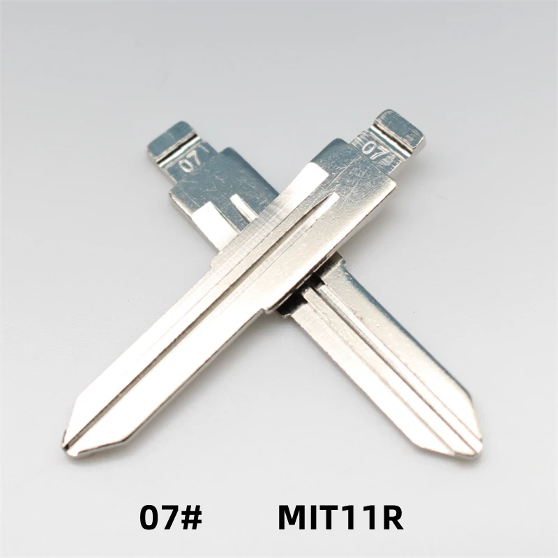 

OEM 50 шт. 07 # MIT11R металлический пустой необрезанный лезвие дистанционного ключа для Mitsubishi Keydiy KD Xhorse VVDI JMD