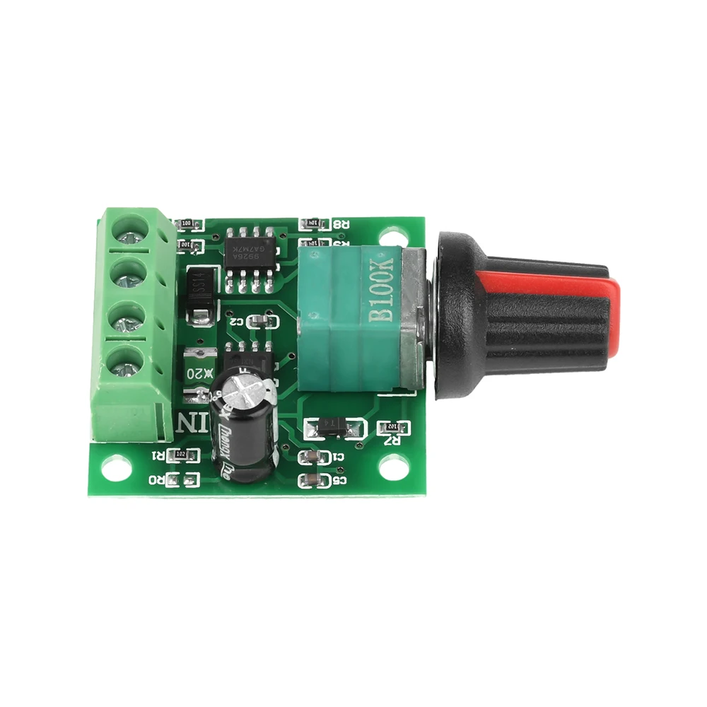 DC Motor Speed Controller1.8v 3v 5v 6v 7.2v 12v 2A 30W Low Voltage DC Motor Speed Controller PWM  Adjustable Driver