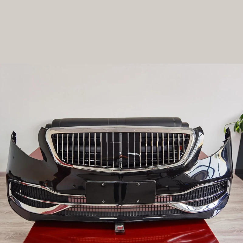 Complete For Maybach Styling Body Kits Front Grille And Bumper Assembly Bolt-On Replacement Parts Fit Vito V-Class W447