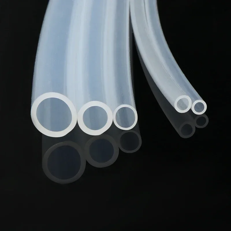 1M Food Grade Silicone Rubber Hose Transparent Flexible Silicone Tube Diameter 10mm 11mm 12mm 14mm 16mm 18mm 20mm 30mm 50mm Tube