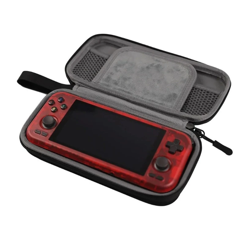 Carrying Case Storage Box with Pocket for Retroid Pocket 4 Handheld Console Storage Bag Shockproof Pouch EVA Case