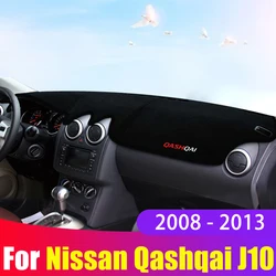 ダッシュボード用プロジェクションパッド,日産キャシュカイ用インストルメントパネルカバー,j10,2008,2009,2010,2011,2012,2013,アクセサリー