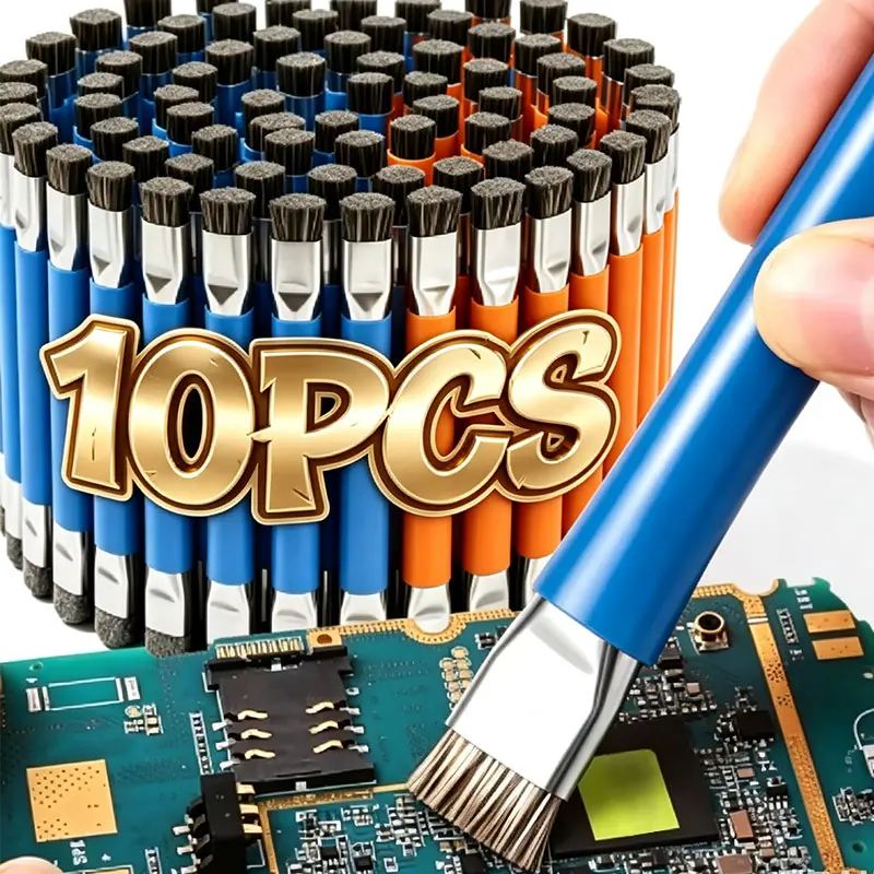 Anti Static Safe Brush Motherboard PCB Double Headed Brush Circuit Board Repair Cleaning Brush IC Chip Mobile Phone Repair Tool