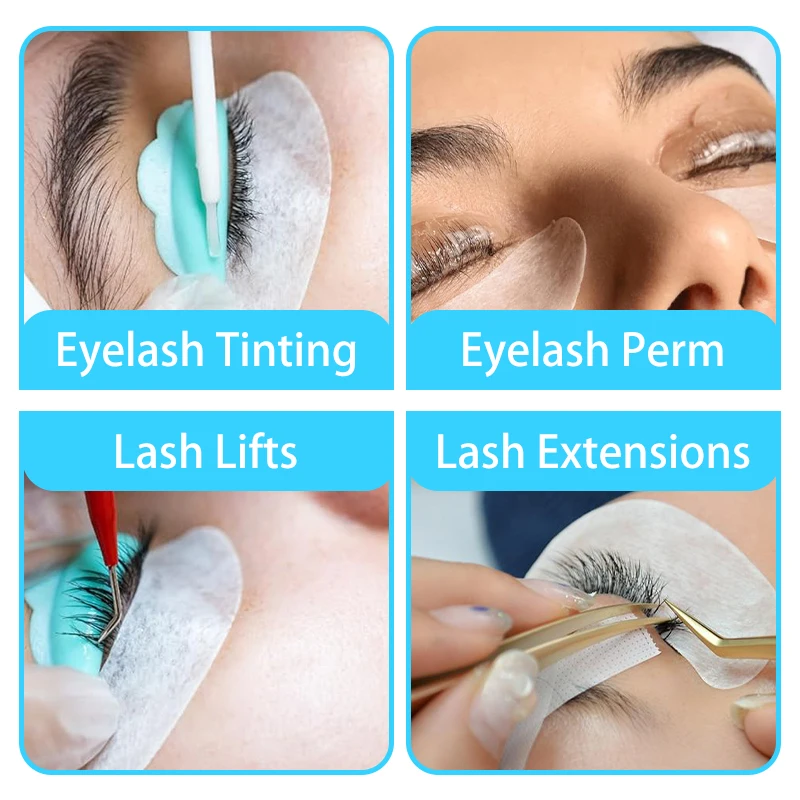 50 Pairs رمش تحت العين بقع وسادة عين عزل إزالة هيدروجيل لصقة عين ملصق طوقا رمش تمديد أدوات ماكياج