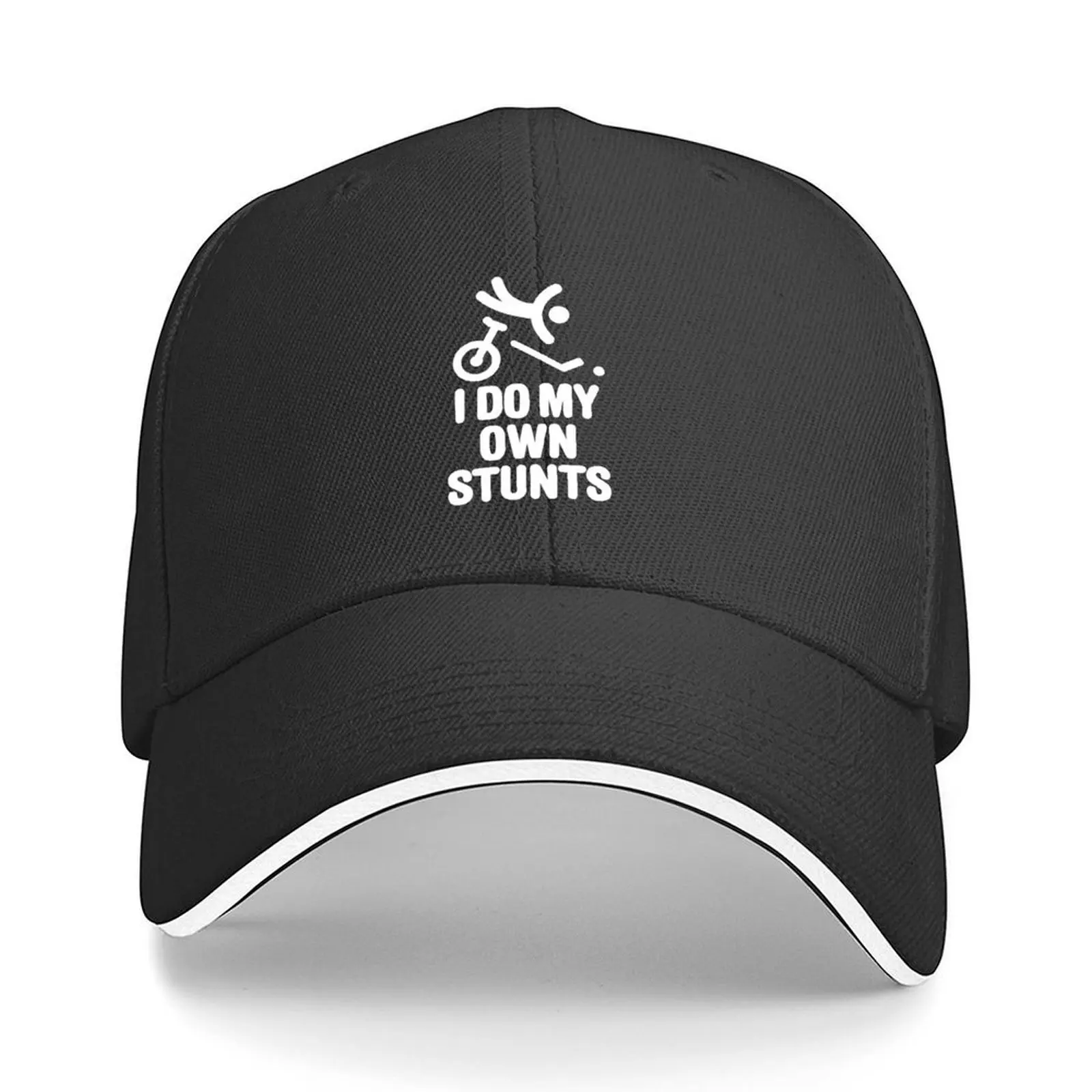 

I do my own stunts unicycle hockey unicycling Baseball Cap Anime Hat derby hat Custom Cap Hat men Girl Men's