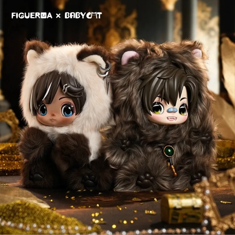 

Новая слепая коробка Figloa Baby Cat Romantic Escape 360° ° Поворотные глаза с гелевыми глазами, плюшевая глухая коробка, сумка, очаровательный рождественский подарок