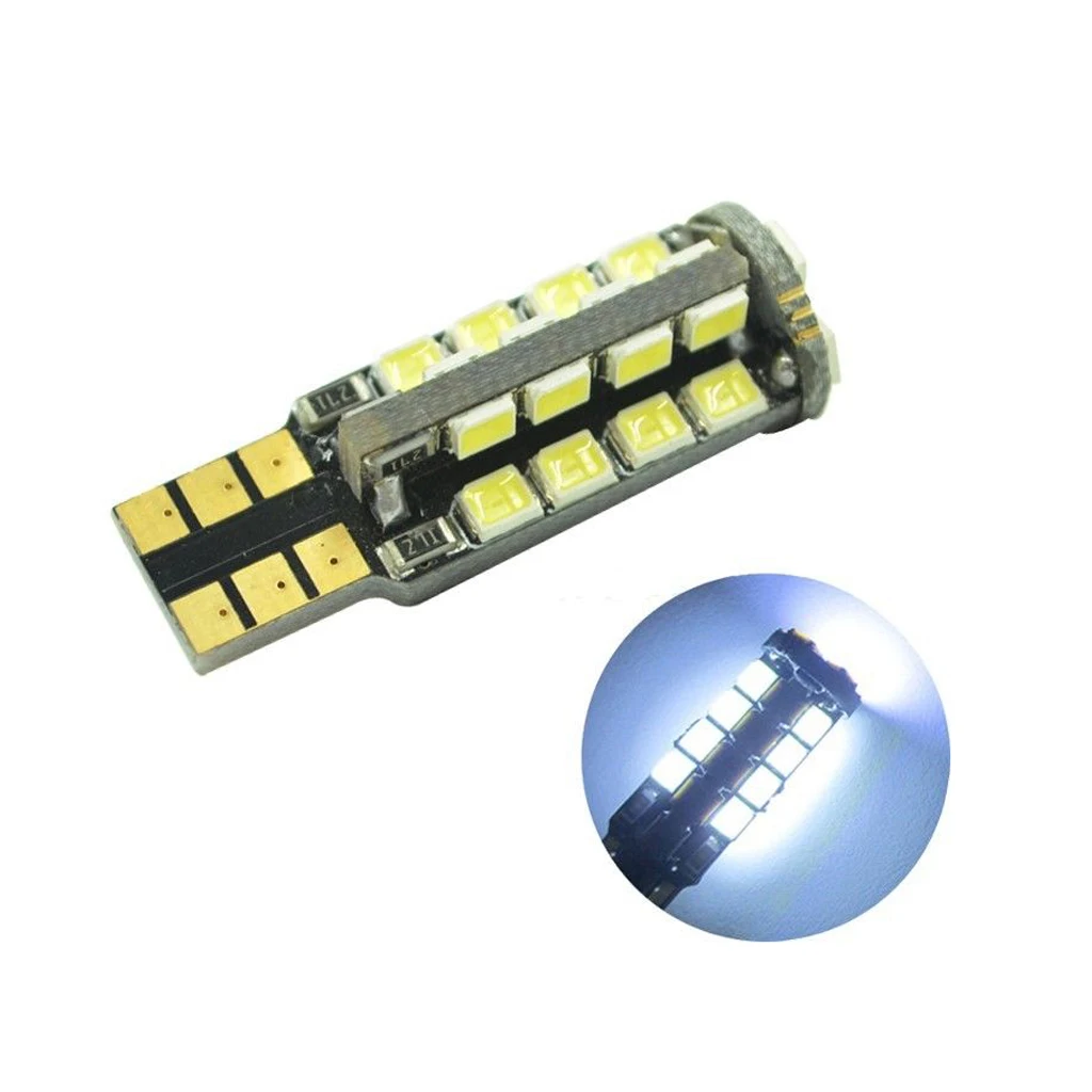 Lâmpada de LED branco de alta potência, lâmpada de estacionamento, 38SMD, 2835, W5W, T10, 12V