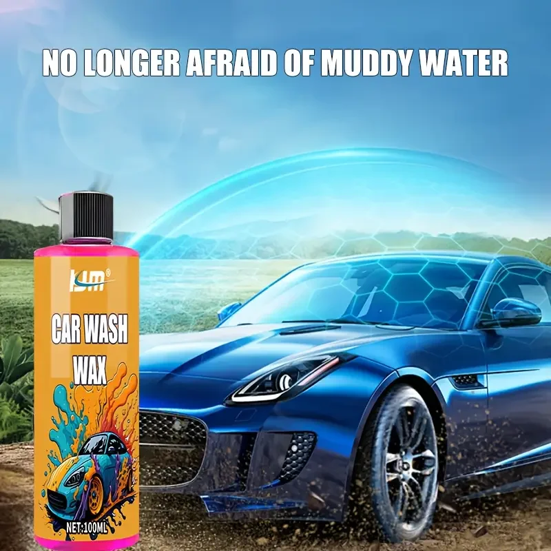 

High-Density Pink Foam Car Waxoncentrated Formula with Foaming Soap,Creates Mirror-Like Shine,Integrated Paint Protection