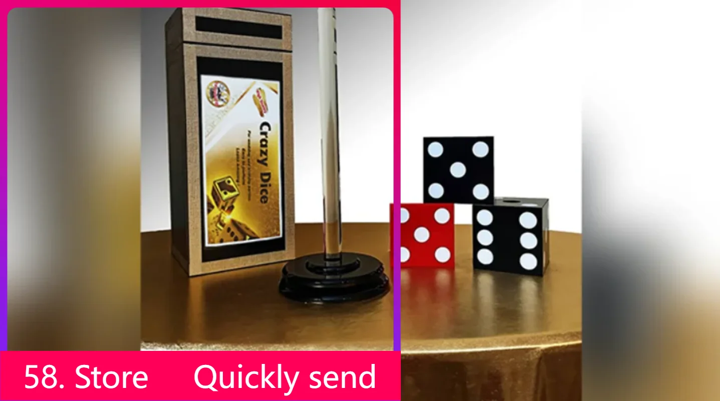 

Новые Crazy Dice 2025 от Farinto Magic — Волшебные трюки (58 Загрузка в магазине)