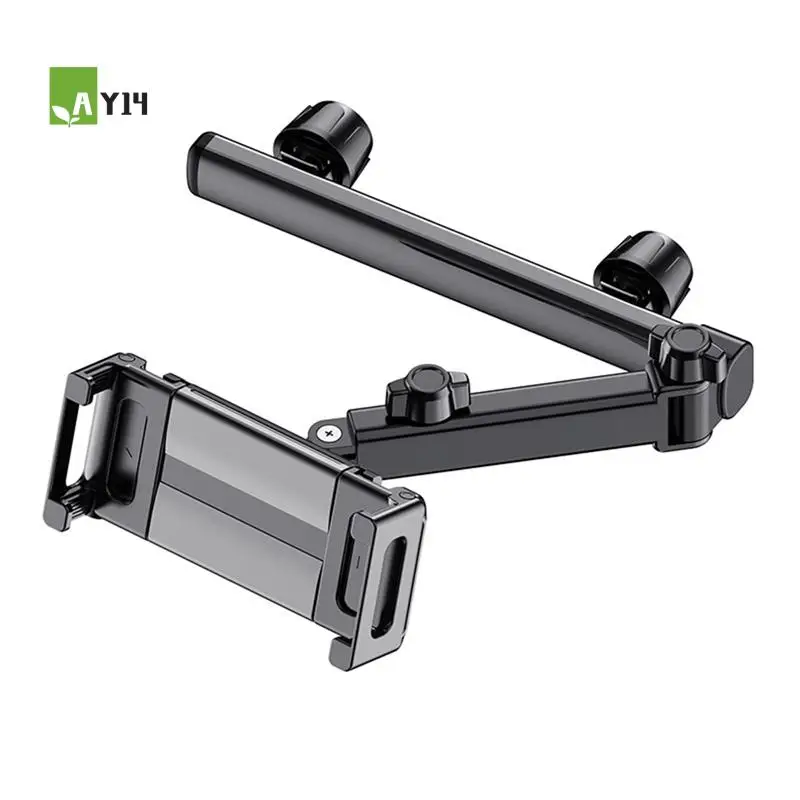 AY14 -Car Headrest Tablet Holder Stand For 6-12.9Inch Phone/Tablet Rotating Telescopic Tablet Bracket For Car
