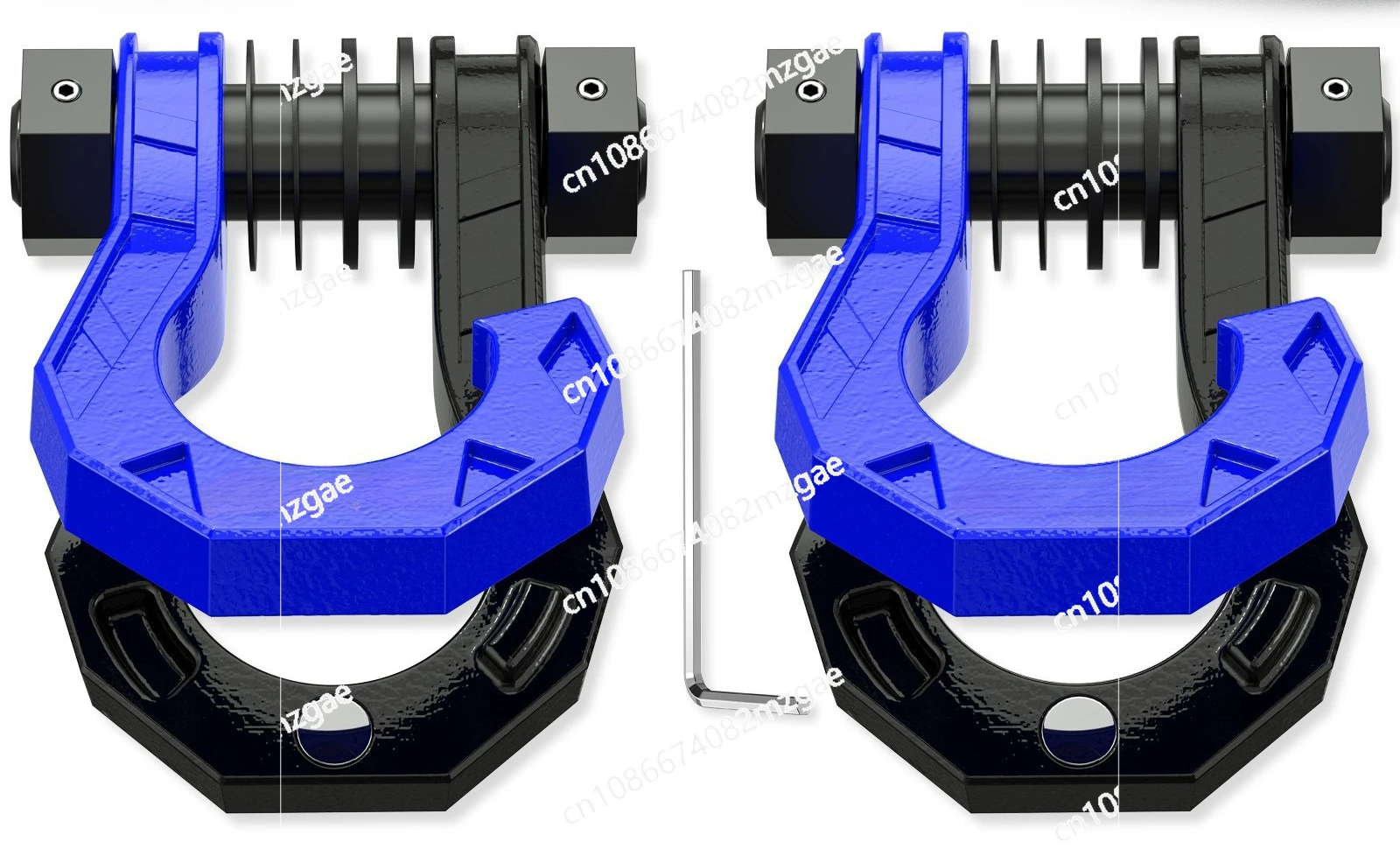 

Upgraded Split Shackle, Off-road Vehicle 8T Huya Split Trailer Shackle 3/4U Hook Direct Supply From Stock
