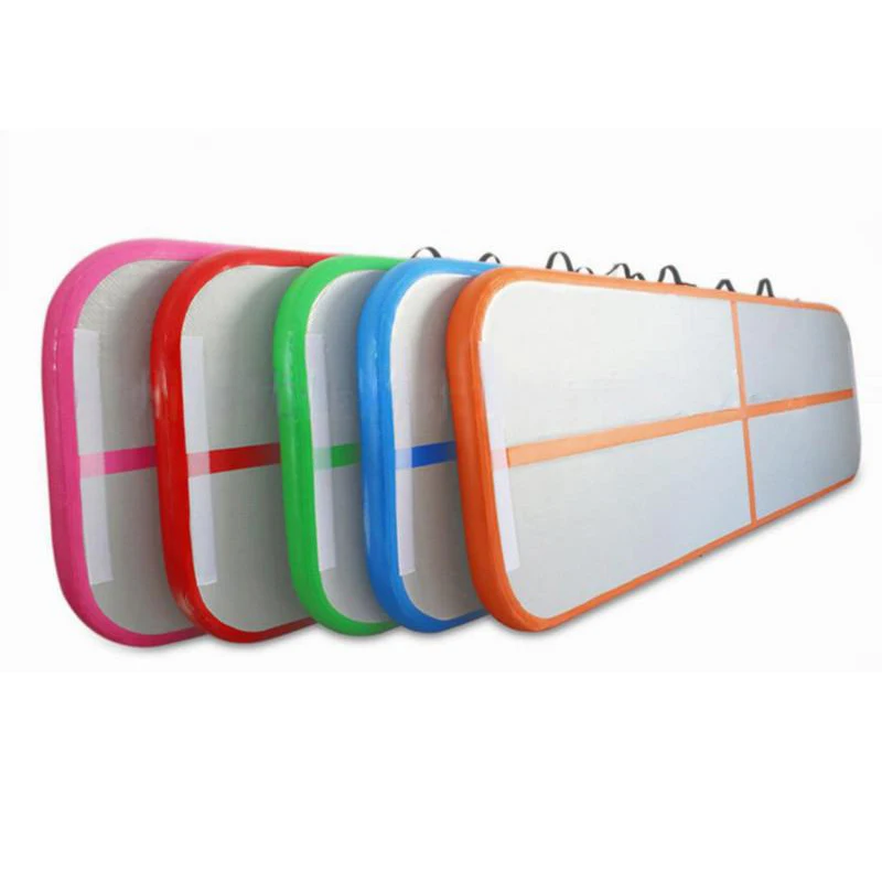 Custom Air Track 10 Mts Fitness Tumble Track Inflatable Gymnastics Mat Big Cheap Airtrack Inflatable Gym Air Track for Tumbling