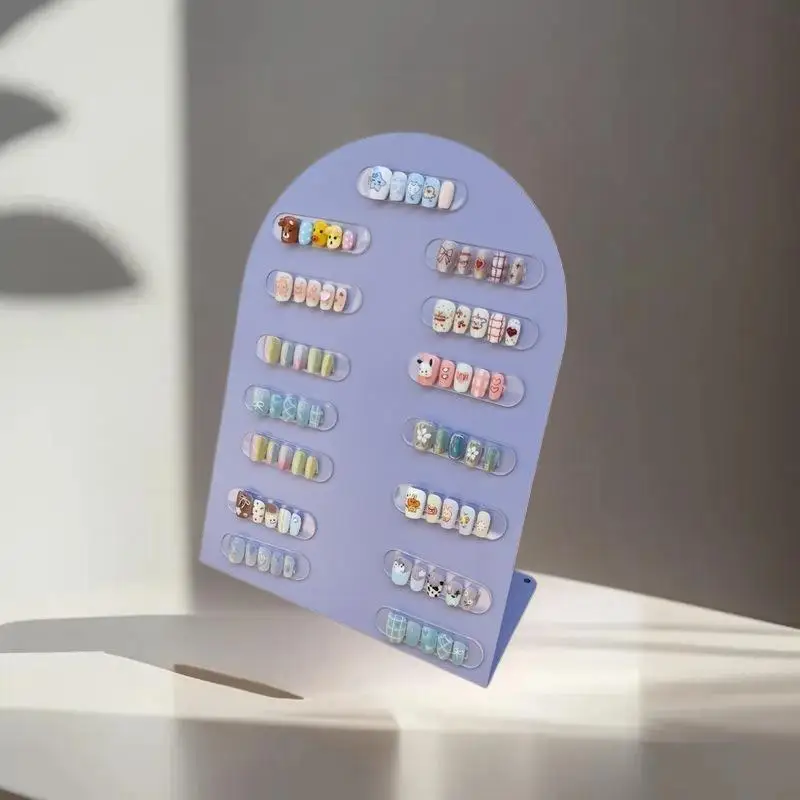 Neue Premium Acryl Nagel Farbe Platte Magnet Nagel Tipps Display Board Vergleich Farbe Karte Mit Nummer Aufkleber Für Nagel Salon