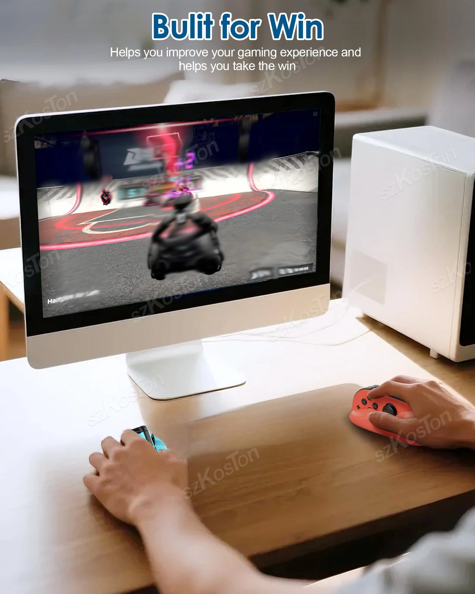 Empuñadura de ratón para Nintendo Switch 2, soporte de modo de ratón de escritorio, precisión de juego mejorada para accesorios de juego Switch2