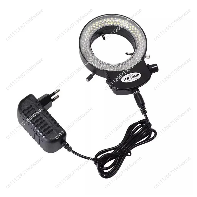 MIC-209 Fully Transparent Shade Adjustable Microscope Light Source LED Ring Light Industrial Light Source 144 Lamp Beads 63MM