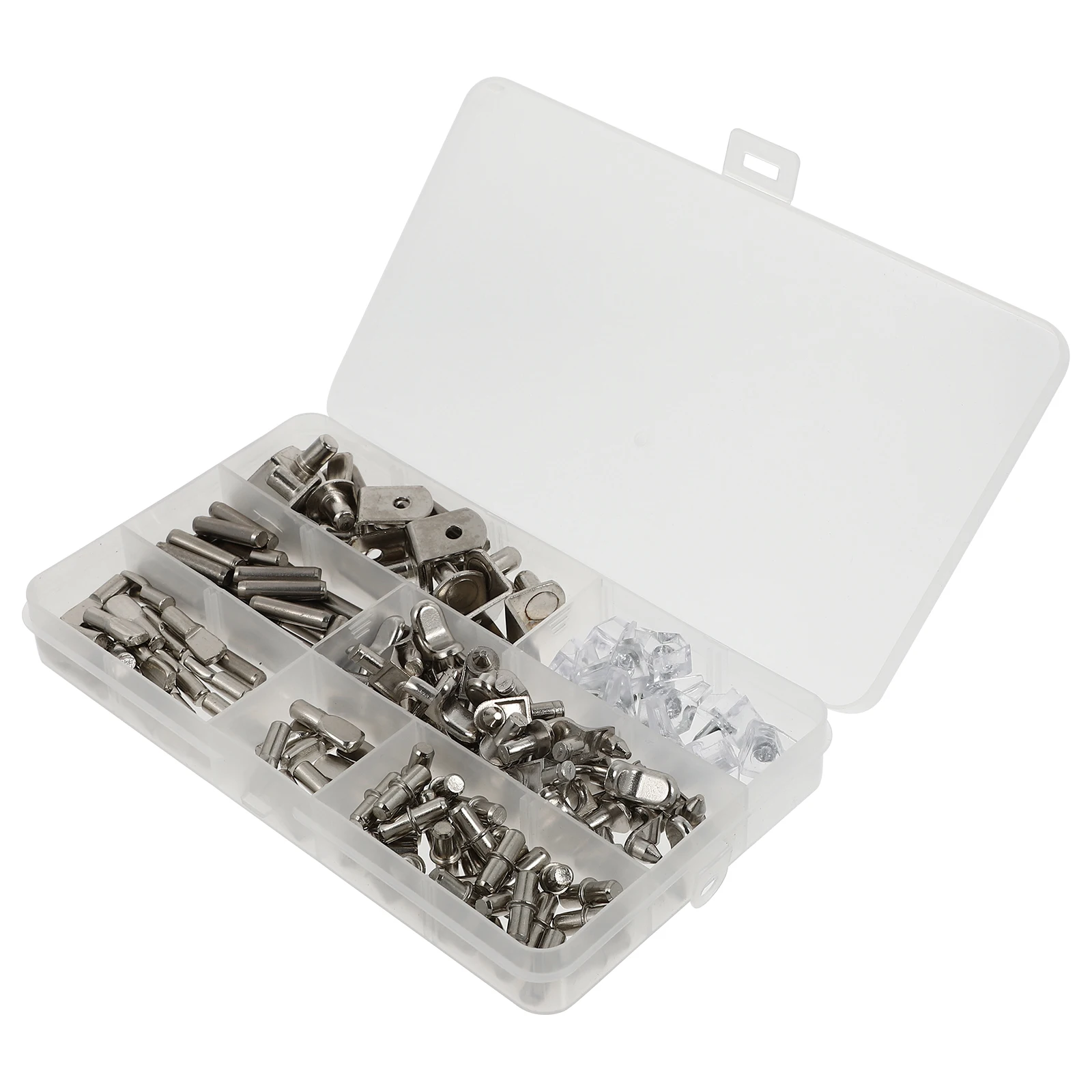 

160Pcs Shelf Pegs Durable Smooth Surface Suitable for Glass Wood Boards Cabinets Shelves Support Shelf Support Pegs