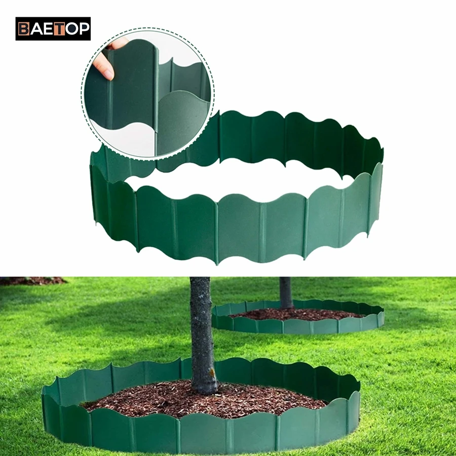 Decorative Landscape Edging Border for Yard, Garden Flower Bed, Lawn Edgings, 10, 20, 40 Packs