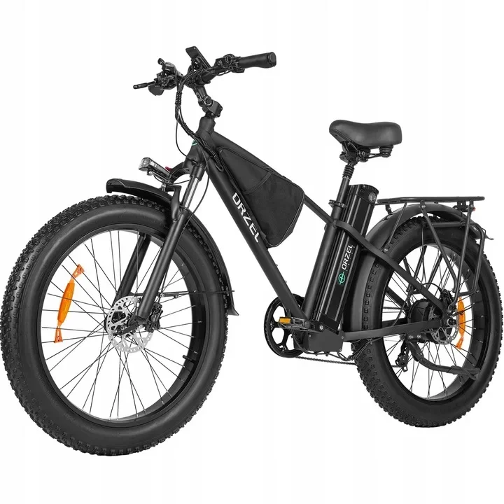 2024 EU New P26 pro Large Capacity Fat Tire Electric Bicycle 2000W48V30AH, 50km/h 26 inch Mountain Electric Bicycle 60KM 7 Speed