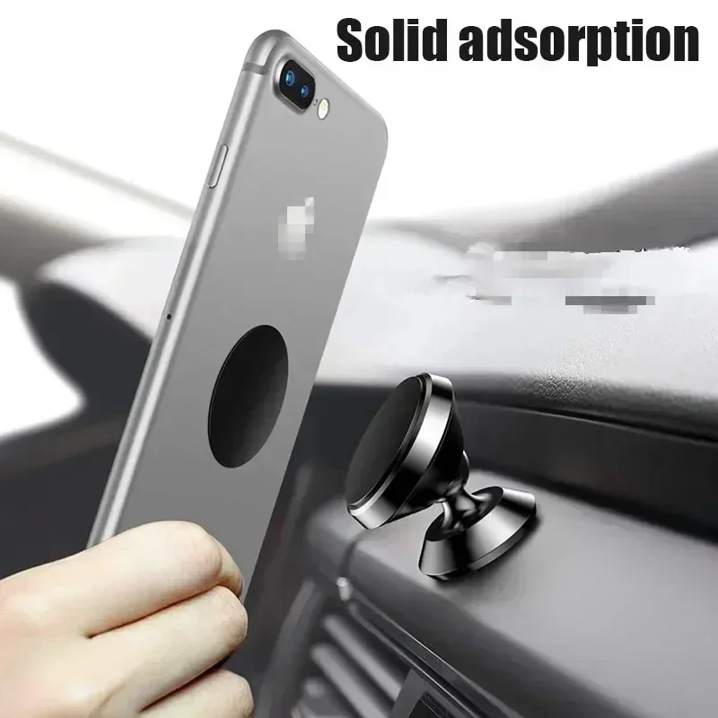 Replacement Metal Plates Set for Magnetic Car Mount Phone Holder Black Silver Iron Discs Adhesive Stainless Steel Phone Stickers